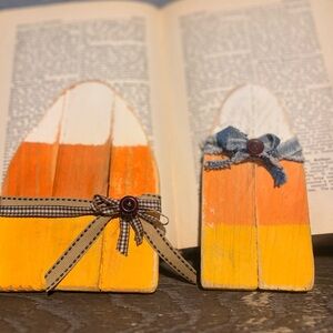Handcrafted Candy Corn Decor